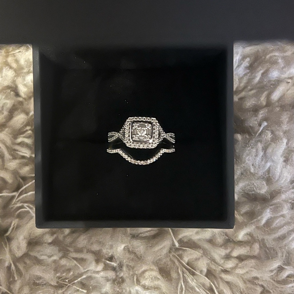 Zales Wedding Band & Engagement Ring 2 Pieces